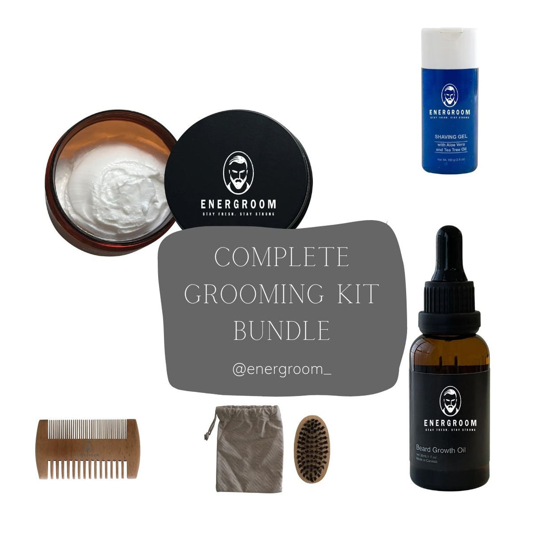 Complete Grooming Kit Bundle for Men - ENERGROOM